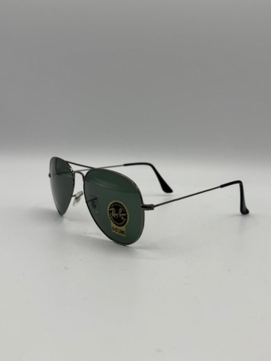 Ray-Ban RB3025 Aviator Sunglasses W0879 Gunmetal/Green G-15 Lens